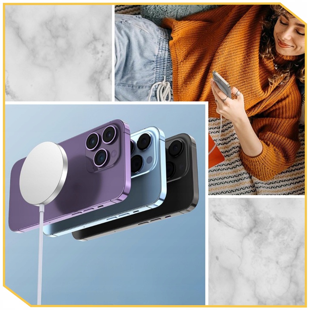 ŁADOWARKA INDUKCYJNA + SZYBKOŁADOWARKA DO IPHONE 15/20W USB-C - LIGHTING Przeznaczenie do Apple